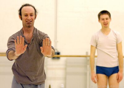 Ballet evening triple bill - rehearsal photos. Thomas McManus. Ulmer Theater 2006