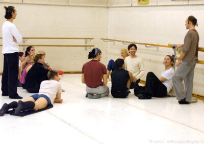 Ballet evening triple bill - rehearsal photos. Nik Haffner, Thomas McManus, Ballettensemble Ulm. Ulmer Theater 2006